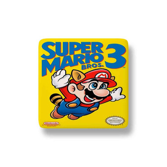 Super Mario Bros 3 Nintendo Porcelain Refrigerator Magnet Square