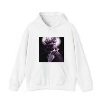 Ken Kaneki Tokyo Ghoul Cotton Polyester Unisex Heavy Blend Hooded Sweatshirt