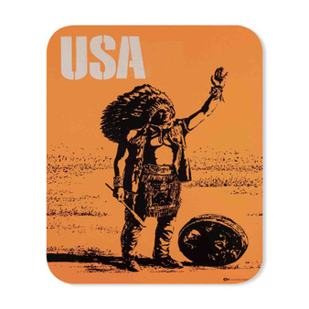 Vintage Poster USA Rectangle Gaming Mouse Pad