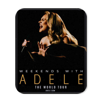 Adele 2023 World Tour Rectangle Gaming Mouse Pad Rubber Backing