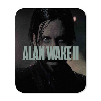 Alan Wake 2 Rectangle Gaming Mouse Pad Rubber Backing