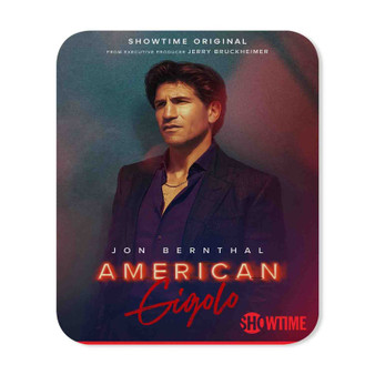 American Gigolo TV Series Rectangle Gaming Mouse Pad Rubber Backing