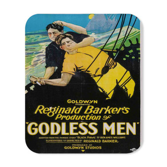 Godless Men Rectangle Gaming Mouse Pad Rubber Backing