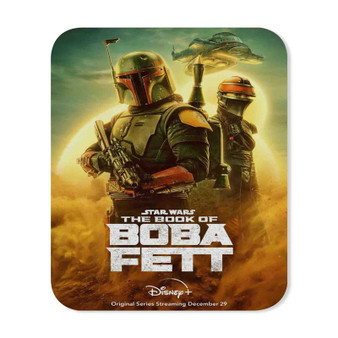 Star Wars The Book of Boba Fett Rectangle Gaming Mouse Pad Rubber Backing