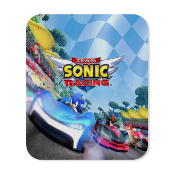 Team Sonic Racing Rectangle Gaming Mouse Pad Rubber Backing
