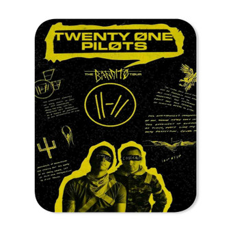 Twenty One Pilots The Bandito Rectangle Gaming Mouse Pad Rubber Backing