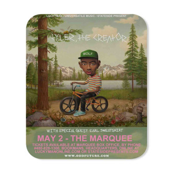 Tyler The Creator Poster Rectangle Gaming Mouse Pad Rubber Backing