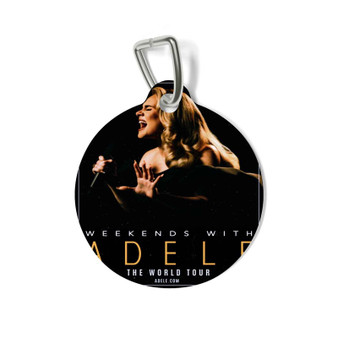 Adele 2023 World Tour Round Pet Tag Coated Solid Metal for Cat Kitten Dog