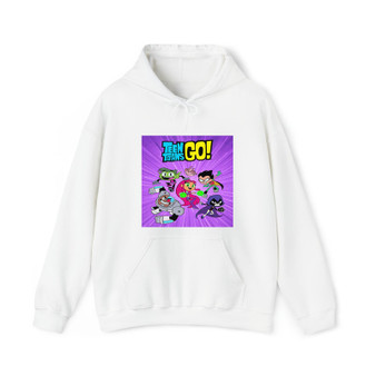 Teen Titans Go Cotton Polyester Unisex Heavy Blend Hooded Sweatshirt