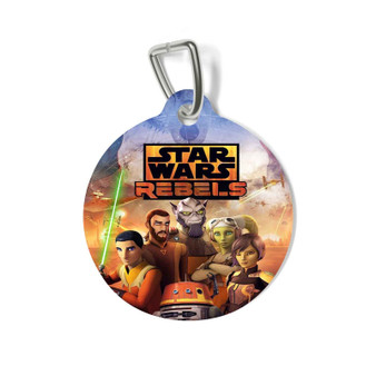 Star Wars Rebels Round Pet Tag Coated Solid Metal for Cat Kitten Dog