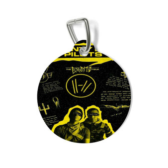 Twenty One Pilots The Bandito Round Pet Tag Coated Solid Metal for Cat Kitten Dog