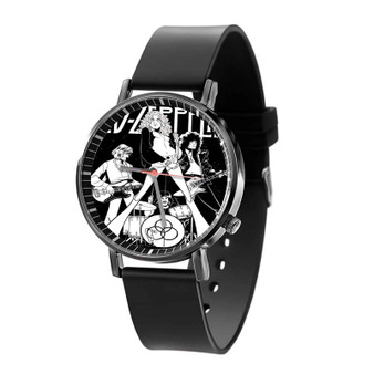 Led Zeppelin Black and White Quartz Watch With Gift Box