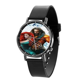 Aquaman 2 Black Quartz Watch With Gift Box