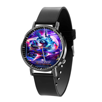 Guardians of The Galaxy Cosmic Rewind Black Quartz Watch With Gift Box