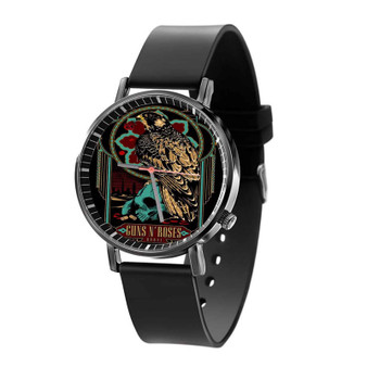 Guns N Roses Dubai Black Quartz Watch With Gift Box