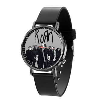 Korn Band Art Poster Black Quartz Watch With Gift Box