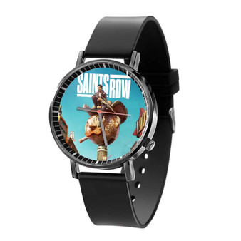 Saints Row Black Quartz Watch With Gift Box