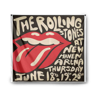 The Rolling Stones New Haven Arena Indoor Wall Polyester Tapestries