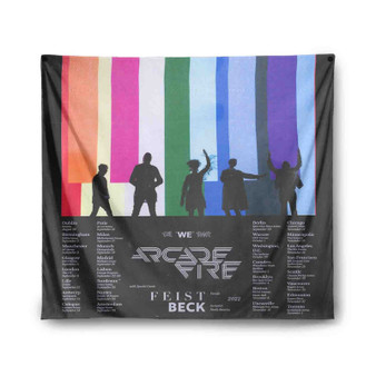 Arcade Fire Tour 2022 Indoor Wall Polyester Tapestries Home Decor