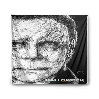 Halloween Mcfarlane Poster Indoor Wall Polyester Tapestries Home Decor