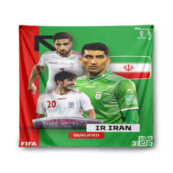 IR IRan World Cup 2022 Indoor Wall Polyester Tapestries Home Decor