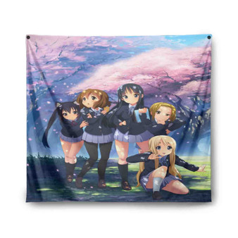 K On Anime Girls Indoor Wall Polyester Tapestries Home Decor