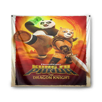 Kung Fu Panda The Dragon Knight Indoor Wall Polyester Tapestries Home Decor