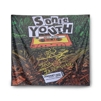 Sonic Youth Concert Indoor Wall Polyester Tapestries Home Decor