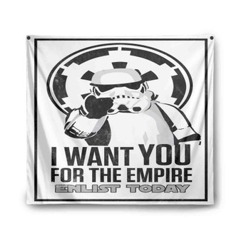 Storntrooper Star Wars I Want You Indoor Wall Polyester Tapestries Home Decor