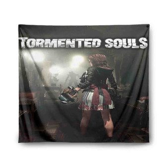 Tormented Souls Indoor Wall Polyester Tapestries Home Decor