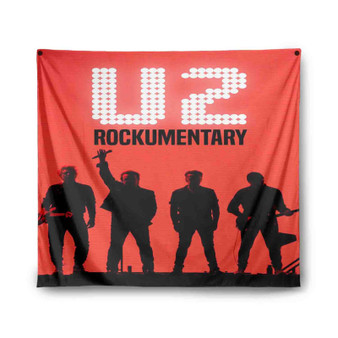 U2 Rockumentary Indoor Wall Polyester Tapestries Home Decor