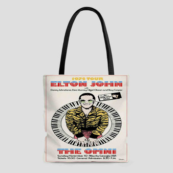 Elto John 1974 Tour Polyester Tote Bag AOP