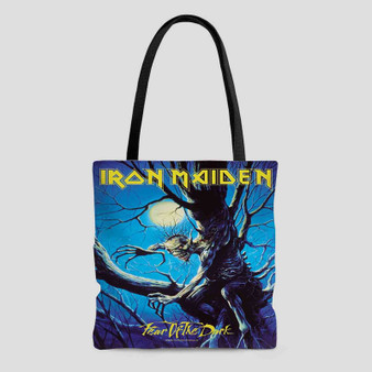 Iron Maiden Fear Of The Dark Polyester Tote Bag AOP