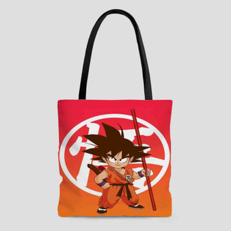 Little Goku Dragon Ball Polyester Tote Bag AOP