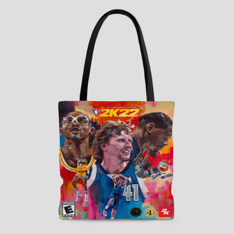 NBA 2k22 75th Anniversay Edition Polyester Tote Bag AOP