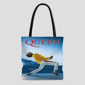 Queen Wembley Polyester Tote Bag AOP