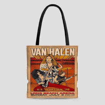 Van Halen Tour Polyester Tote Bag AOP