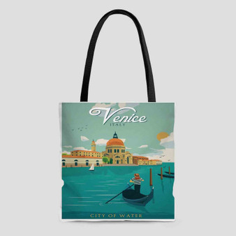 Venice Italy City Of Water Polyester Tote Bag AOP