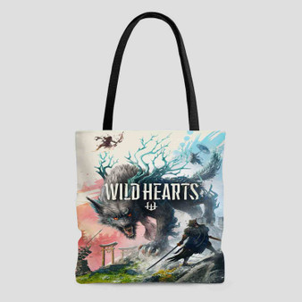 Wild Hearts Polyester Tote Bag AOP