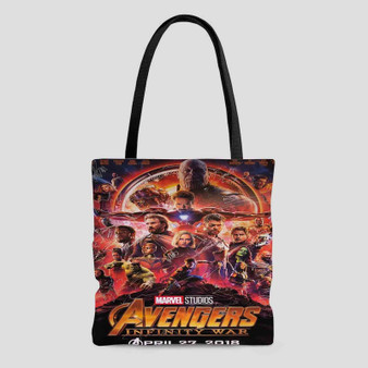 Avengers Infinity War Poster Signed By Cast Tote Bag AOP