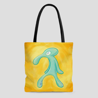 High Res Bold and Brash Squidward Tote Bag AOP