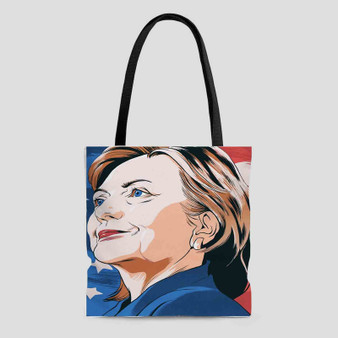 Hillary Clinton Poster Tote Bag AOP