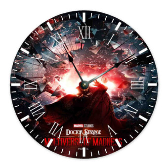Doctor Strange In The Multiverse Of Madness Round Non-ticking Wooden Wall Clock