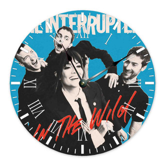 The Interrupters In The Wild Round Non-ticking Wooden Wall Clock