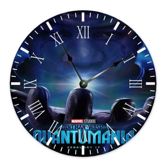 Ant Man and the Wasp Quantumania Round Non-ticking Wooden Black Pointers Wall Clock
