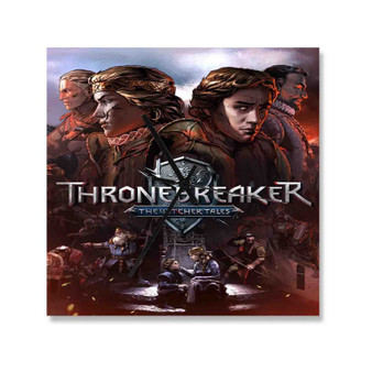 Thronebreaker The Witcher Tales Square Silent Scaleless Wooden Wall Clock Black Pointers