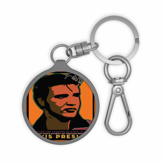 Elvis Presley Keyring Tag Acrylic Keychain TPU Cover