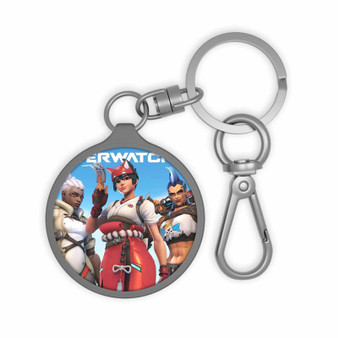 Overwatch 2 Games Keyring Tag Acrylic Keychain TPU Cover