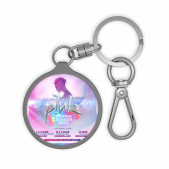 Pink 2023 Tour Keyring Tag Acrylic Keychain TPU Cover