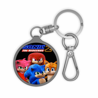 Sonic the Hedgehog 2 Keyring Tag Acrylic Keychain TPU Cover